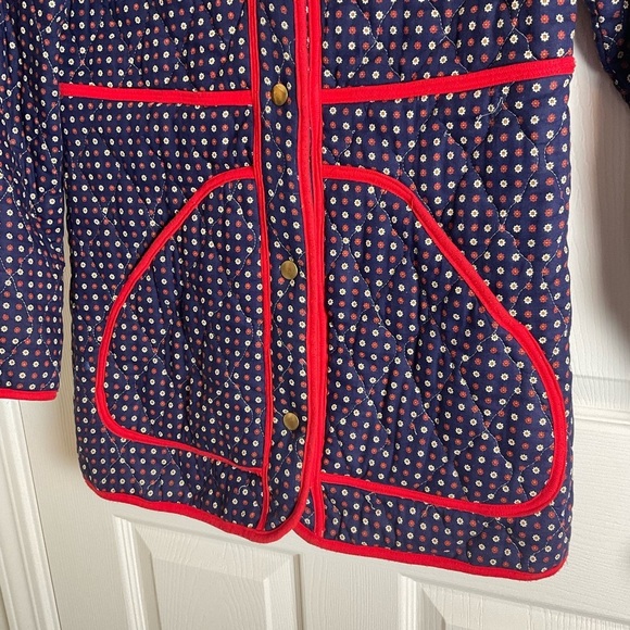 Westside Apparel Women's Quilted Jacket with Red Trim s/m - Picture 6 of 13